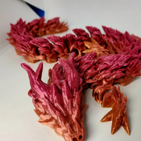 ARTICULATED poison DRAGON flexible