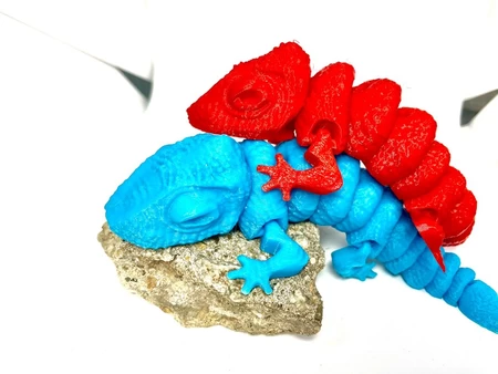  Articulated chameleon  3d model for 3d printers
