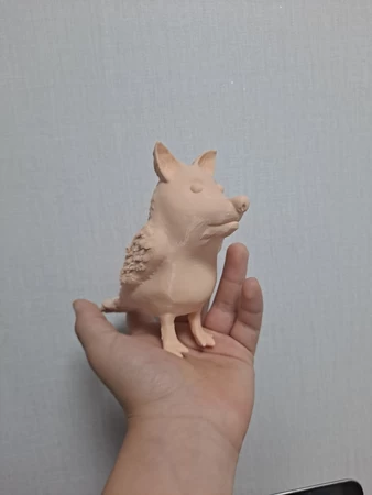 Modelo 3d de  perro-pájaro para impresoras 3d