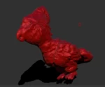 Harry potter baby phoenix  3d model for 3d printers