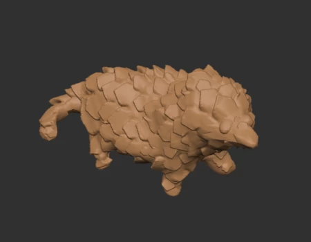  Pangolin  3d model for 3d printers