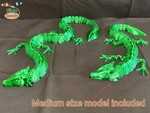 Modelo 3d de Dragón de hoja flexible (impresión en el lugar) para impresoras 3d
