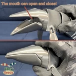 Modelo 3d de Ballena jorobada flexi - nuevo tipo (impresión en el lugar) para impresoras 3d