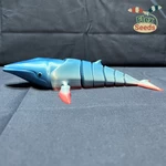 Modelo 3d de Ballena jorobada flexi (impresión en el lugar) para impresoras 3d