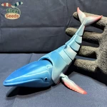  Flexi humpback whale (print-in-place)  3d model for 3d printers