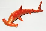  Flexi hammerhead shark(print-in-place)  3d model for 3d printers