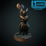  Dark warrior (supportless, fdm friendly)  3d model for 3d printers