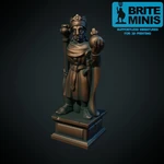  King statue (supportless, fdm-friendly)  3d model for 3d printers