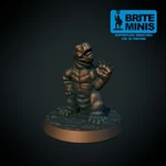 Modelo 3d de Tortle child 28 mm (sin soporte, compatible con fdm)  para impresoras 3d