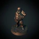  Stan the explorer 28mm (supportless, fdm friendly)  3d model for 3d printers