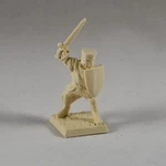  Crusader knight 28mm (supportless, fdm friendly)  3d model for 3d printers