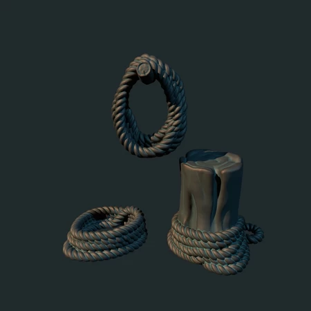 Ropes (Supportless, FDM friendly)