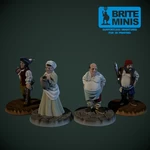   pirate 28mm (supportless, fdm friendly)  3d model for 3d printers