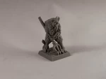  Devil with pitchfork (supportless, fdm-friendly)  3d model for 3d printers