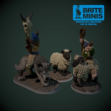 Sheep 28mm (supportless, FDM friendly)