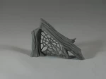  Broken tree with spider web (supportless, fdm friendly)  3d model for 3d printers