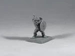 Orc with axe 28mm (supportless, fdm friendly)  3d model for 3d printers