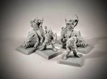   orc scout/archer 28mm (supportless, fdm friendly)  3d model for 3d printers