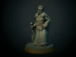  Norse maiden 28mm (supportless, fdm friendly)  3d model for 3d printers