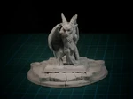 Modelo 3d de Círculo de piedra de pentagrama (sin soporte, compatible con fdm)  para impresoras 3d