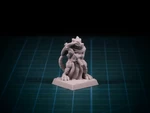  Kobold 28mm (supportless, fdm friendly)  3d model for 3d printers