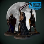 Modelo 3d de Grim reaper 28 mm (sin soporte, compatible con fdm) para impresoras 3d