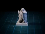 Modelo 3d de Paladín enano de 28 mm (sin soporte, compatible con fdm)  para impresoras 3d