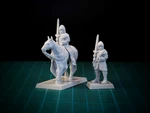  Yet another knight 28mm (supportless, fdm friendly)  3d model for 3d printers