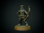  Saracen archer 28mm (supportless, fdm friendly)  3d model for 3d printers