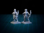  Saracen archer 28mm (supportless, fdm friendly)  3d model for 3d printers