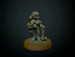  Gnome female 28mm (no supports, fdm friendly)  3d model for 3d printers