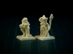  Gnome female 28mm (no supports, fdm friendly)  3d model for 3d printers