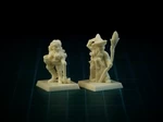 Modelo 3d de Gnome hembra de 28 mm (sin soportes, compatible con fdm)  para impresoras 3d