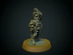  Fancy gnome 28mm (no supports, fdm)  3d model for 3d printers