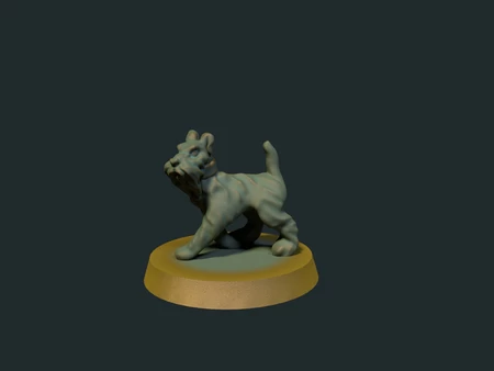 Dog companion 28mm (no supports, FDM)