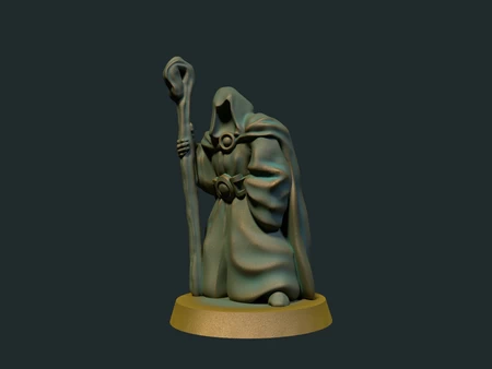 Hooded Stranger 28mm (No supports, FDM)