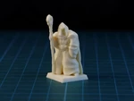  Hooded stranger 28mm (no supports, fdm)  3d model for 3d printers