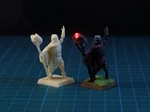  Dark elf sorcerer led 28mm (fdm, no supports)  3d model for 3d printers