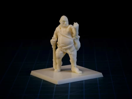  Ogre - 28mm (fdm no suports needed)  3d model for 3d printers