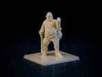  Ogre - 28mm (fdm no suports needed)  3d model for 3d printers