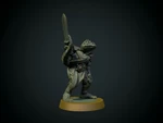 Modelo 3d de  lizardman 28 mm (sin soportes, compatible con fdm)  para impresoras 3d