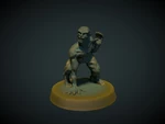 Modelo 3d de Ghoul 28 mm (no se necesitan soportes) para impresoras 3d