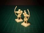  Elf archer 28mm (no supports needed)  3d model for 3d printers