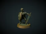  Bandit with sword 28mm (no supports needed)  3d model for 3d printers