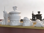  Martian-base chess  3d model for 3d printers