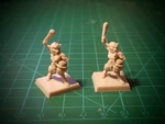 Modelo 3d de  hondero duende de 28 mm (no se necesitan soportes) para impresoras 3d