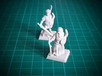  Old bard 28mm (no supports)  3d model for 3d printers