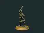 Modelo 3d de Thug / bandit 28 mm (sin soportes) para impresoras 3d