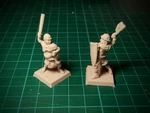  Thug / bandit 28mm (no supports)  3d model for 3d printers