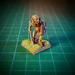 Modelo 3d de Goblin 2 con sable de 28 mm (sin soportes) para impresoras 3d